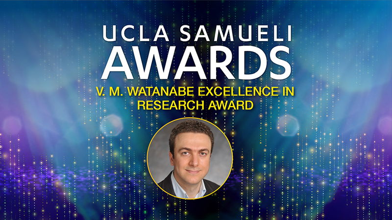 April 15, 2024 | Aydogan Ozcan Receives 2024 V.M. Watanabe Excellence in Research Award