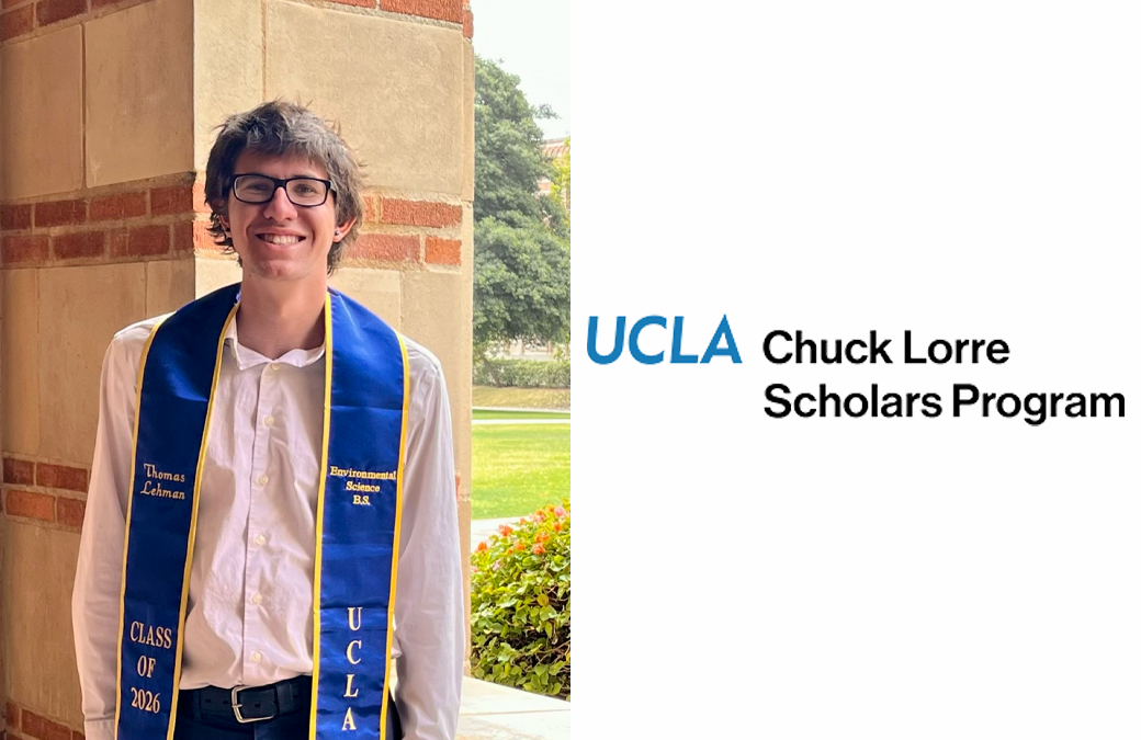 June 9, 2026 | UCLA Chuck Lorre Scholar Thomas Lehman Finds His Calling in Science Education