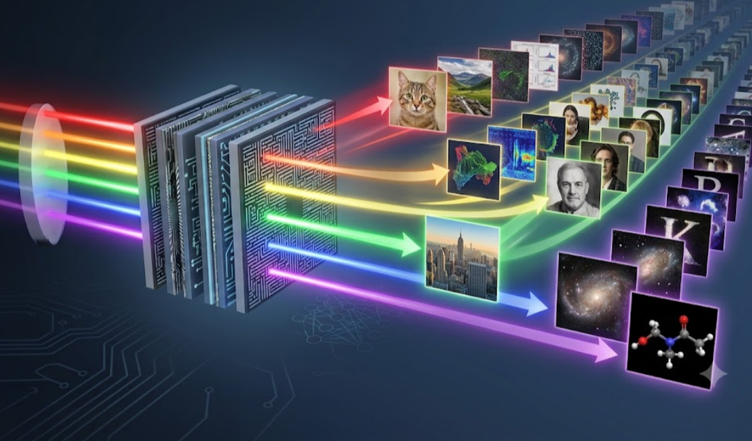 July 7, 2026 | Wavelength-multiplexed diffractive optical storage enables massively parallel image retrieval